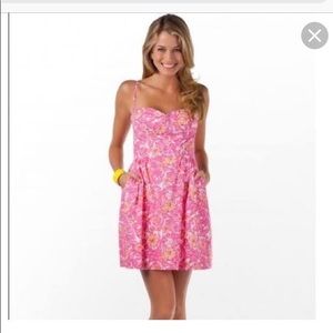 Lilly Pulitzer Pink Floral Mini Dress